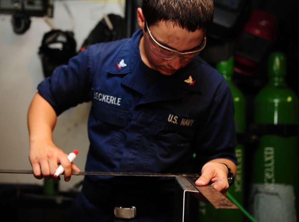 George H.W. Bush is conducting carrier qualifications in the Atlantic Ocean