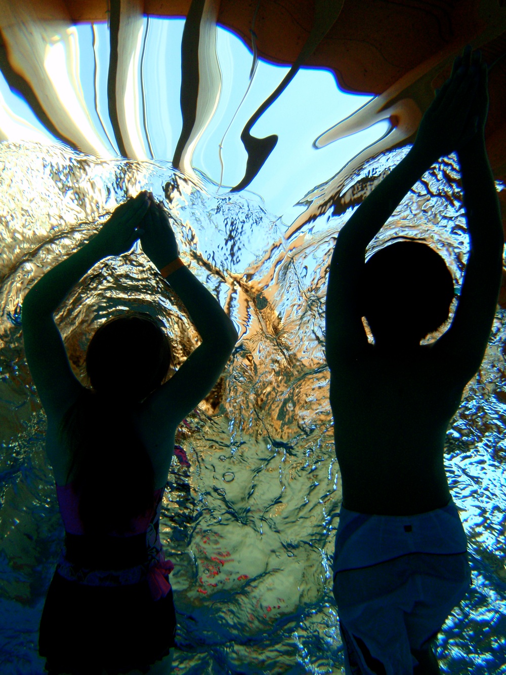 Swimming children