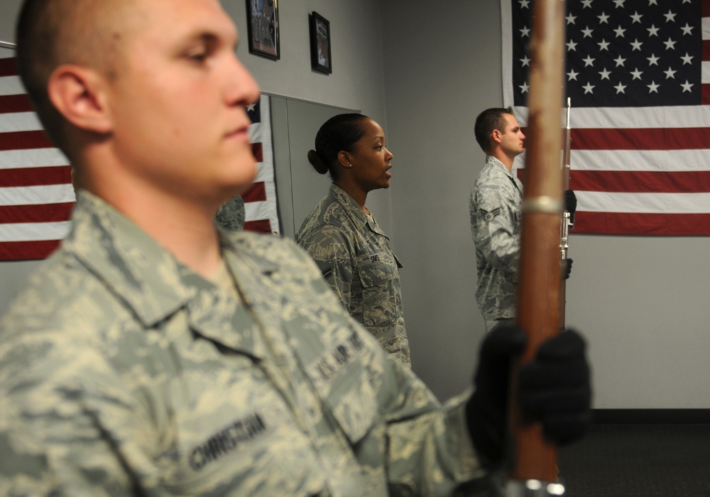 Honoring the fallen: the airmen of the Honor Guard