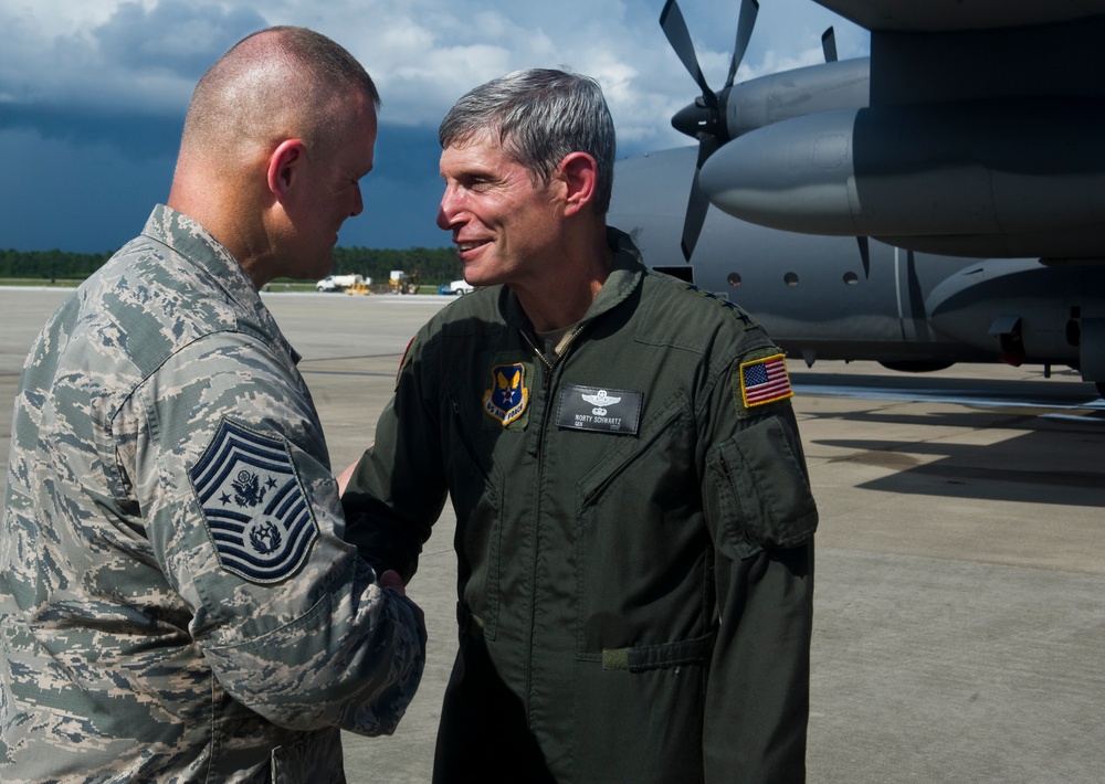 SAF, Gen. Schwartz's final flight