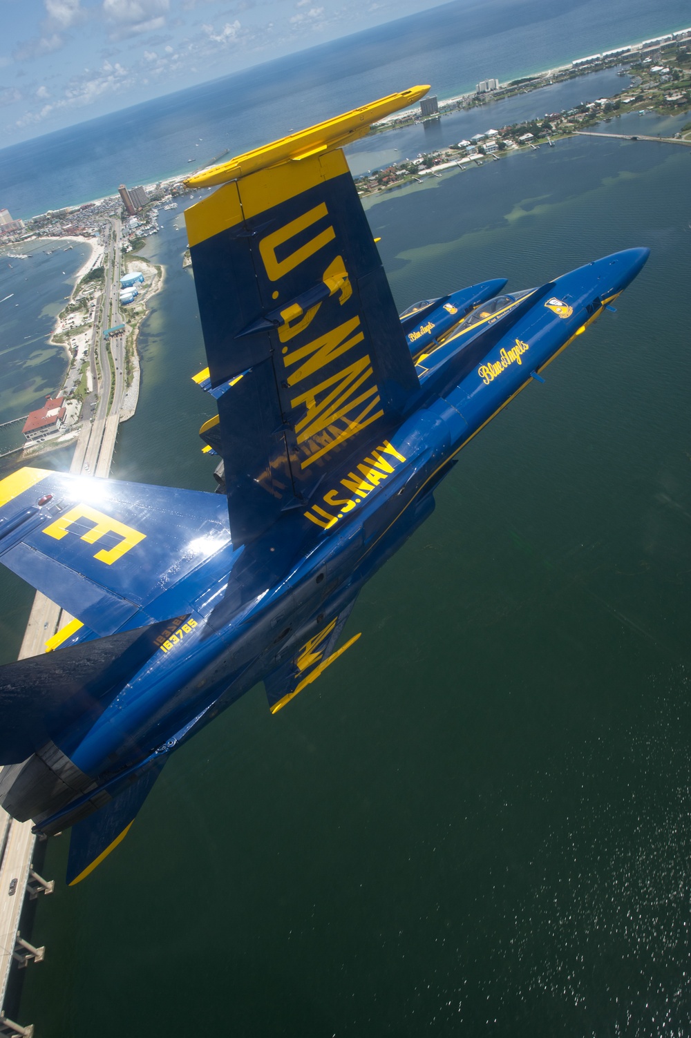 The Blue Angels practice in Florida