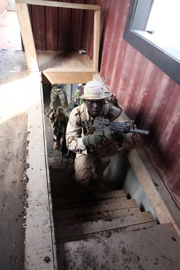 Improving urban combat techniques during Exercise Western Accord 2012