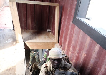 Improving urban combat techniques during Exercise Western Accord 2012