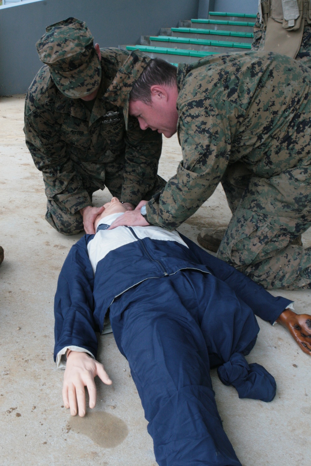 12th Marine Regiment rehearse Medical Evacuation