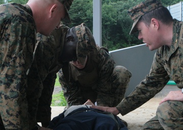 12th Marine Regiment rehearse Medical Evacuation