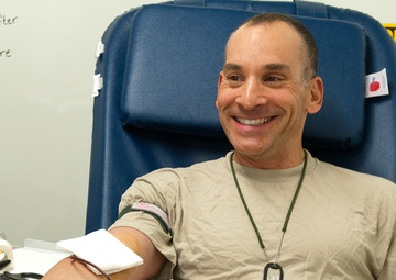 987th BSD hosts blood drive for a WAREX first