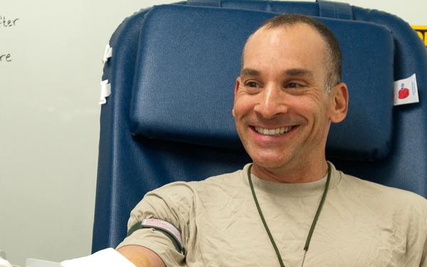 987th BSD hosts blood drive for a WAREX first