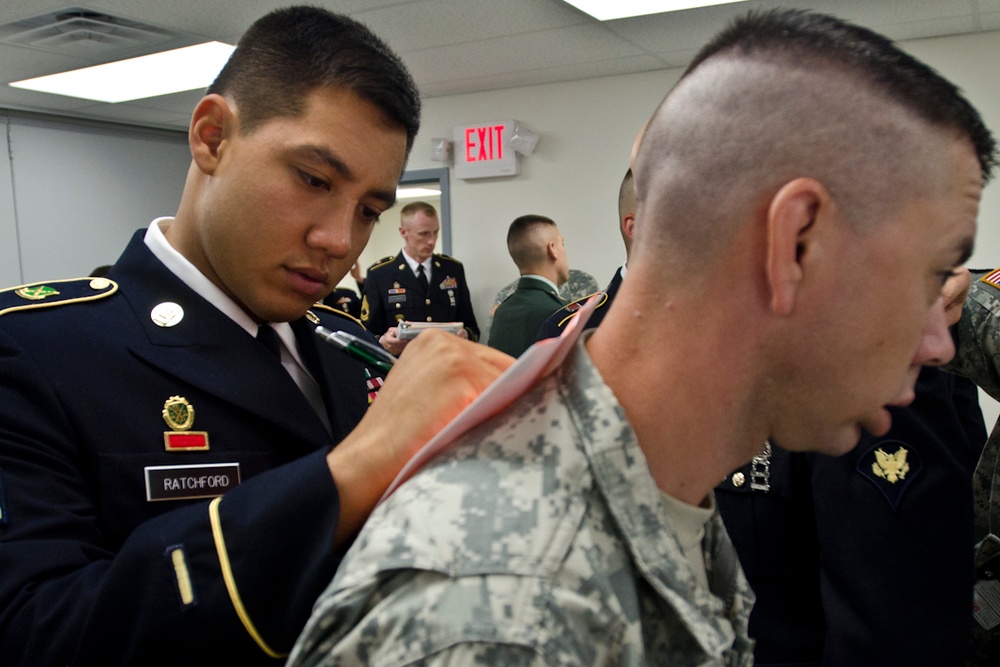 2012 USARC Best Warrior Competition inprocessing