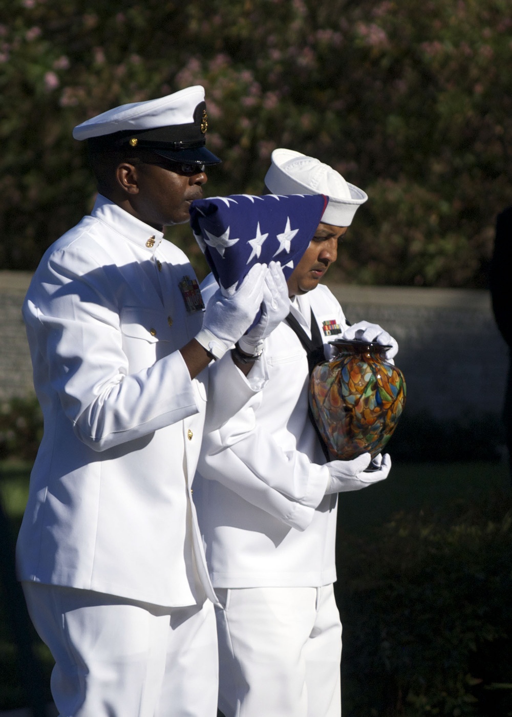 Navy Honor Guard pays tribute to Ernest Borgnine for lifetime of support to naval personnel