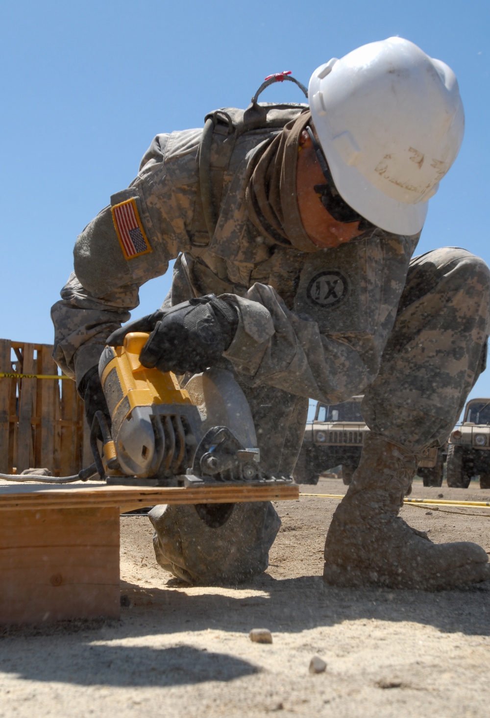 Army Reserve engineers improve base camps at CSTX-91