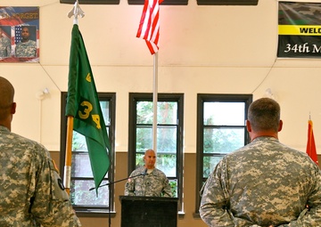 Memorial dedicated to fallen 34th MP soldiers