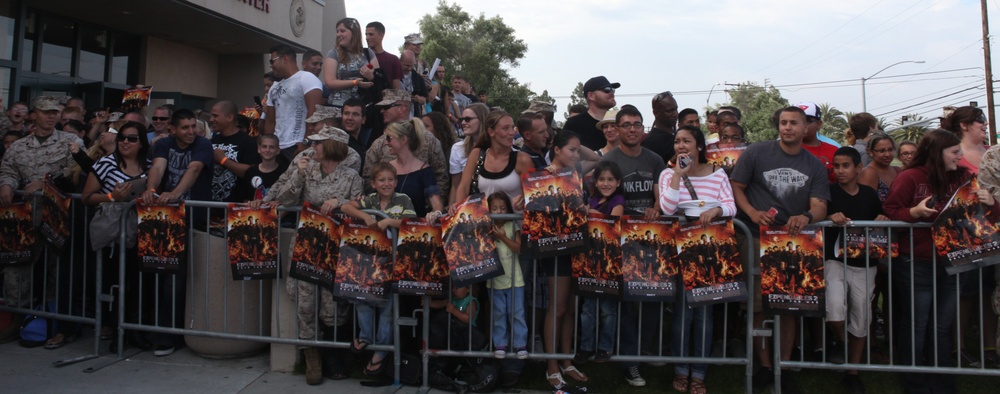 Expendables 2 stars sign autographs for true action heroes