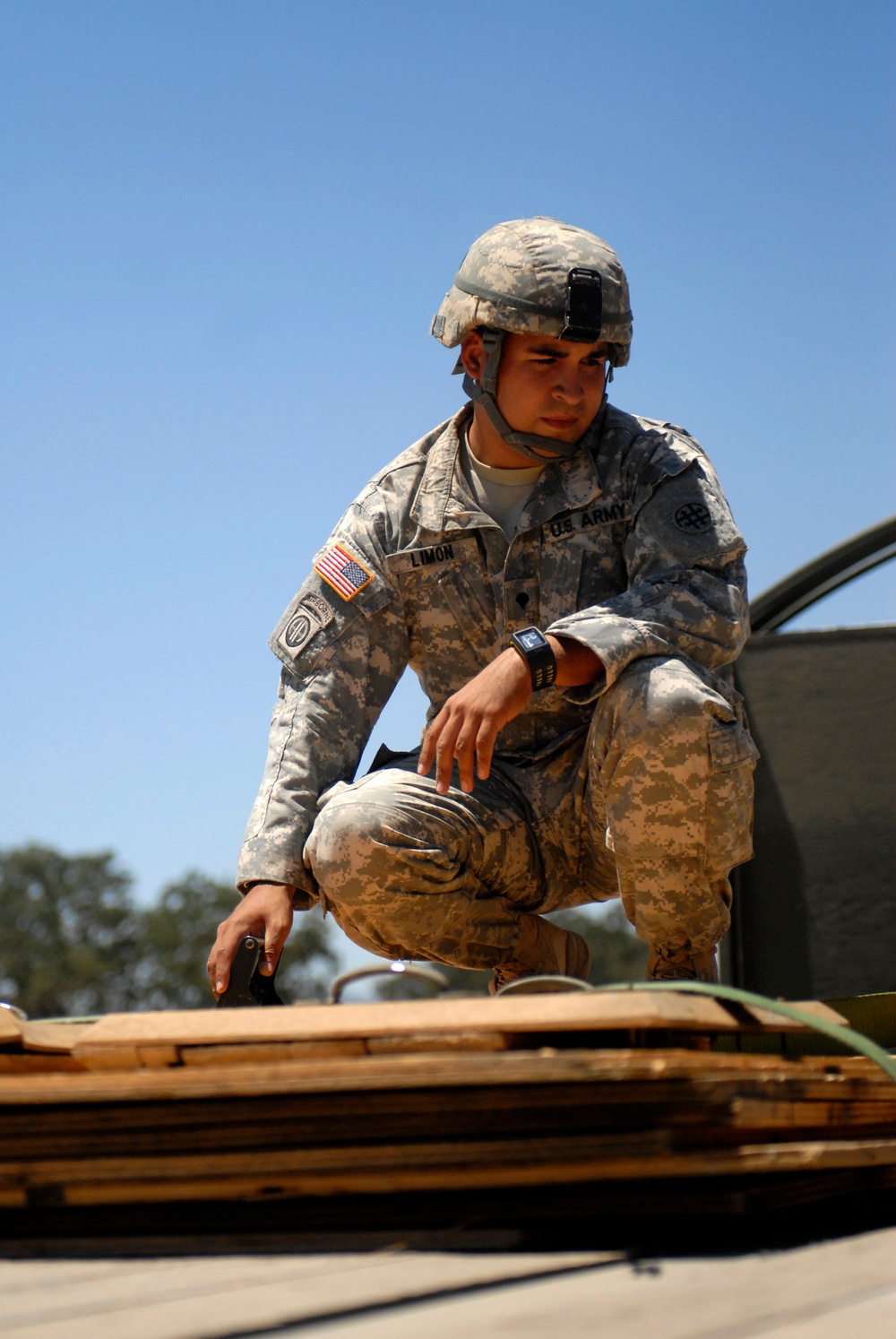 Texas Army Reserve soldier trains at CSTX-91
