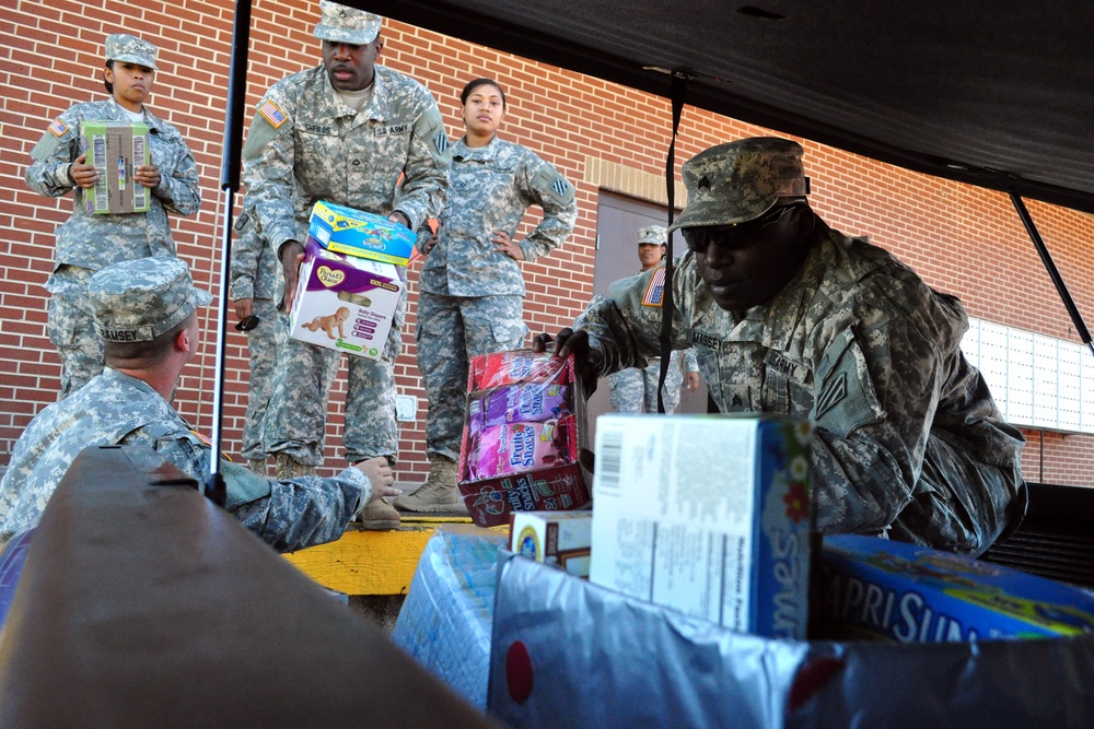Soldiers help local foster home