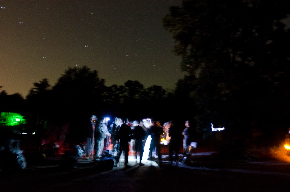 2012 USARC Best Warrior Competition night land navigation course