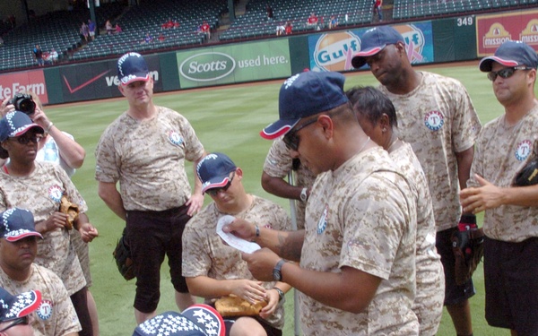 Texas Rangers treat wounded warriors to ‘home plate’ dream come true