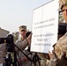 Combat Camera Marines document Marine Corps Birthday Message on Camp Leatherneck