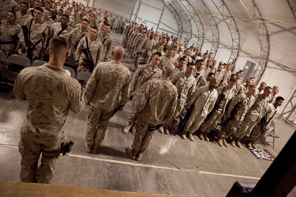 Commandant and Sergeant Major of the Marine Corps visit Camp Leatherneck