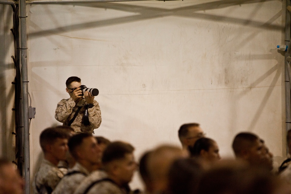 Commandant and Sergeant Major of the Marine Corps visit Camp Leatherneck