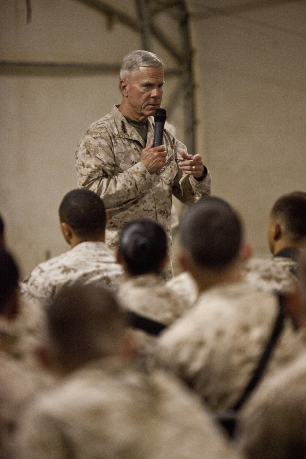 Commandant and Sergeant Major of the Marine Corps visit Camp Leatherneck