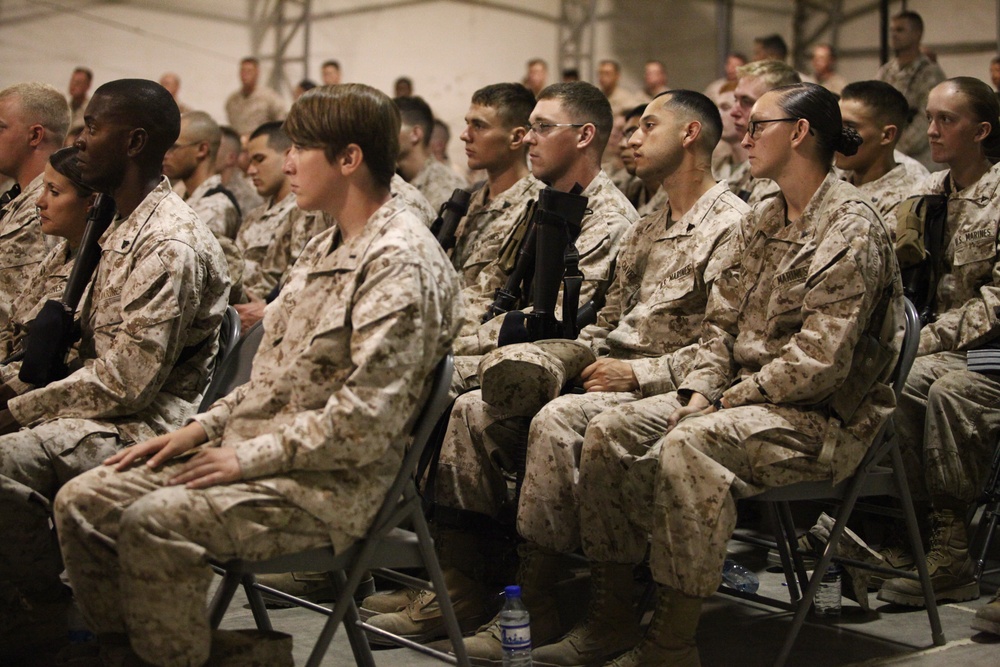 Commandant and Sergeant Major of the Marine Corps visit Camp Leatherneck