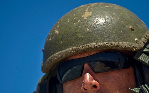 U.S. Marine Corps AAVs depart for RIMPAC 2012