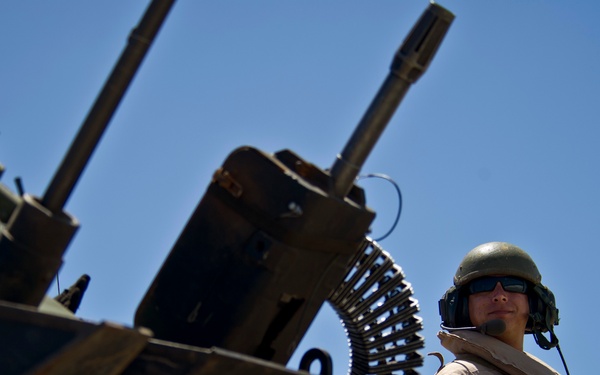 U.S. Marine Corps AAVs depart for RIMPAC 2012