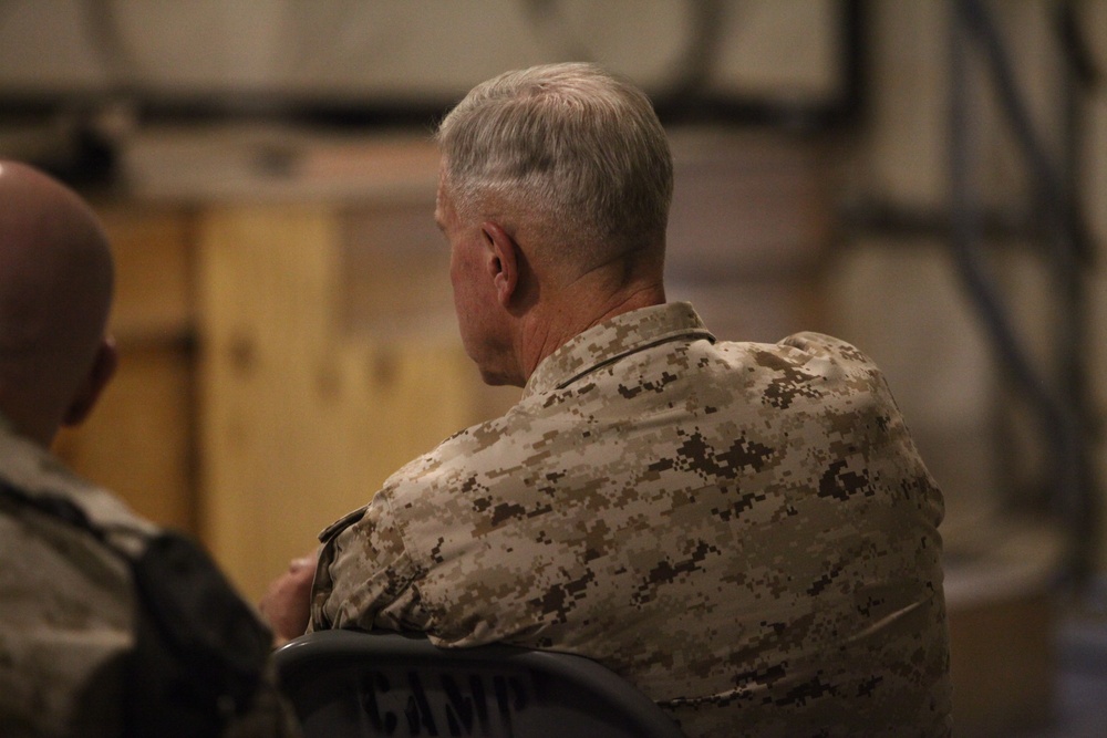 Commandant and Sergeant Major of the Marine Corps visit Camp Leatherneck