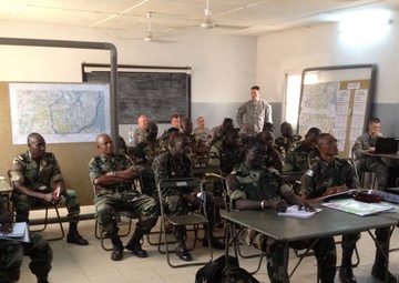 Crisis event plays out as US military reservists train West African forces
