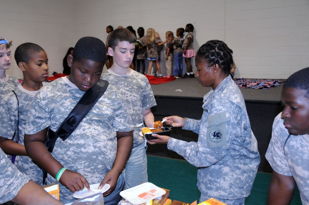 Special day celebrates military heritage at youth enrichment camp