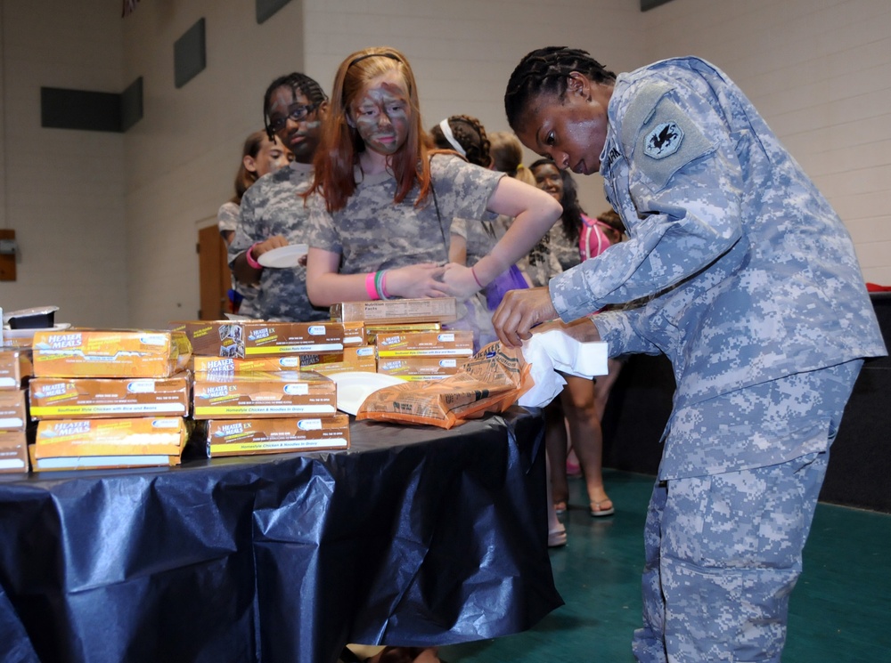 Special day celebrates military heritage at youth enrichment camp