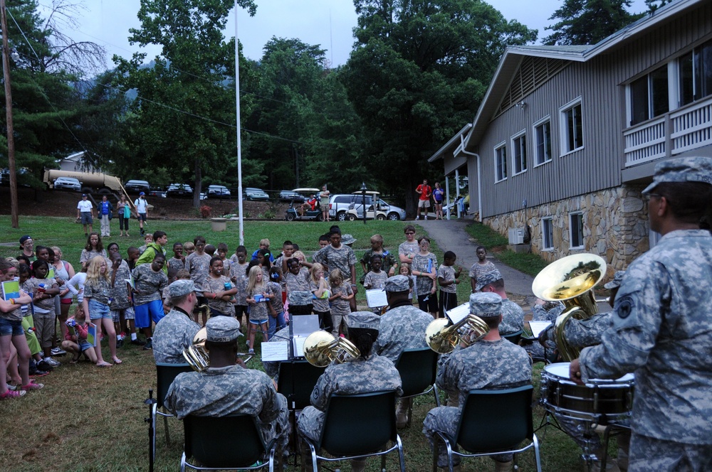 Special day celebrates military heritage at youth enrichment camp