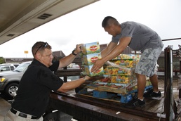 Cherry Point Marines, civilians rally, collect food for community food banks