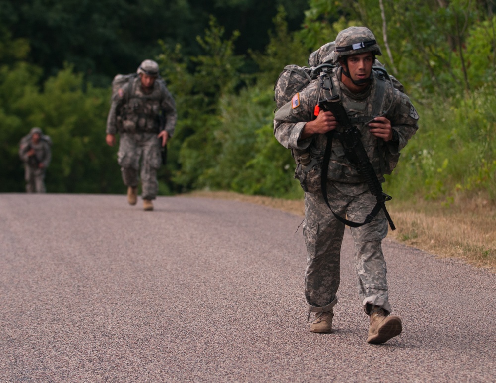2012 US Army Reserve Best Warrior Competiton: 10km Ruck March