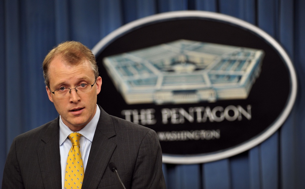 Military briefing at Pentagon