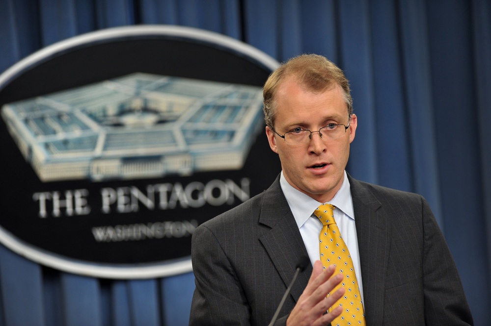Military briefing at Pentagon
