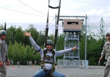 Alaska paratrooper spouses play Army