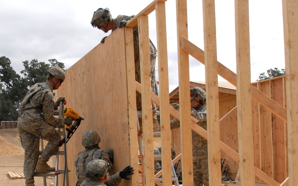 Wisconsin Army Reserve Engineers Improve Base Camps at CSTX 91