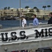 Deputy Defense Secretary Carter meets with PACOM service members on the USS Missouri Memorial