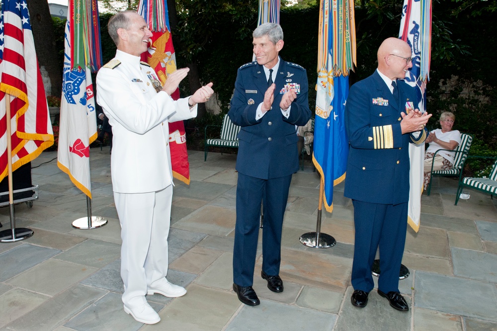 Evening parade at Marine Barracks Washington