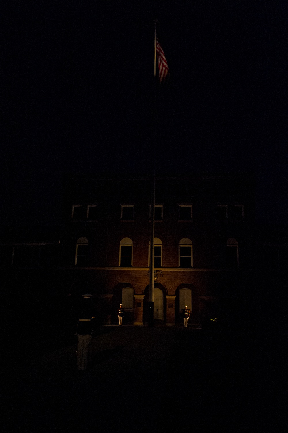 Evening parade at Marine Barracks Washington