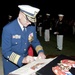 Evening parade at Marine Barracks Washington