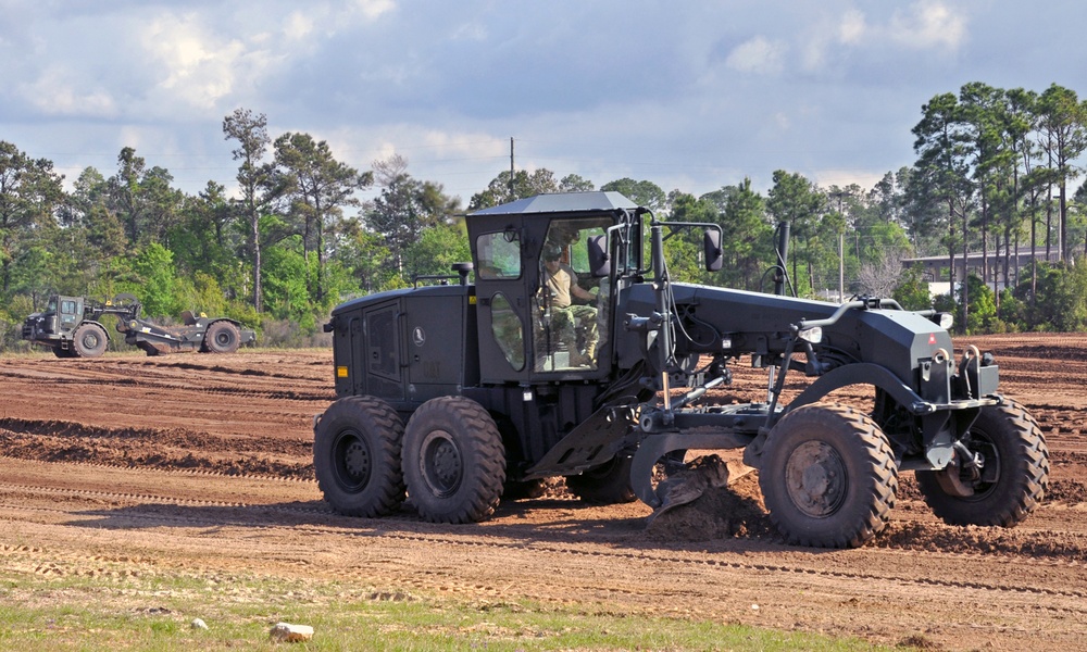 EOs perform earthwork during C1 advancement at NCTC