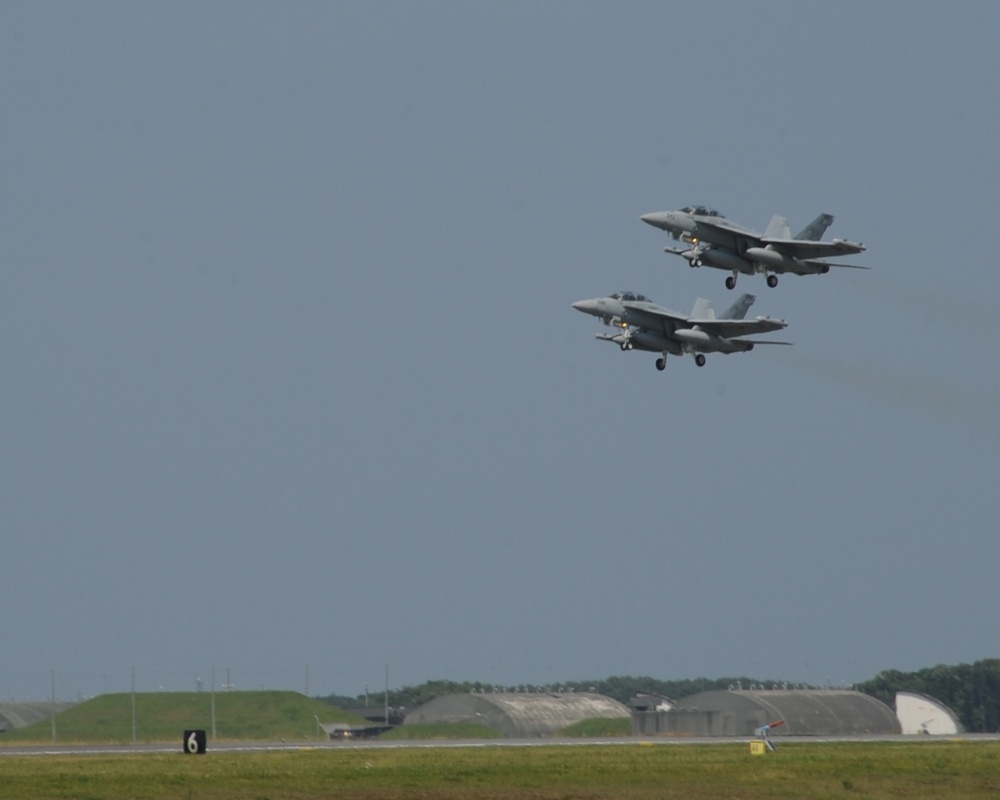 VAQ-132 conduct first mission from NAF Misawa