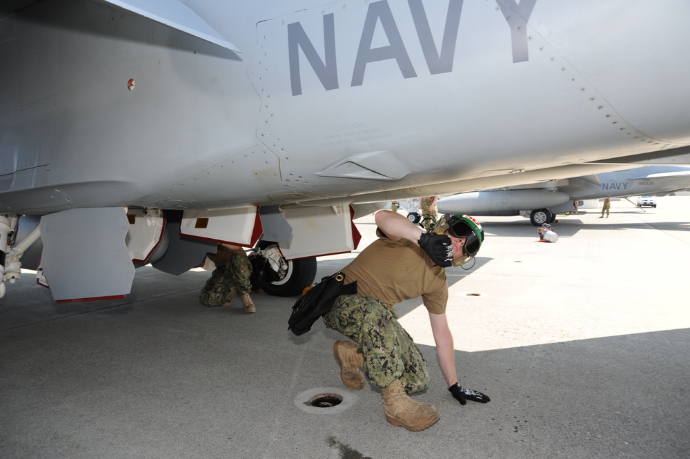 VAQ-132 conduct first mission from NAF Misawa