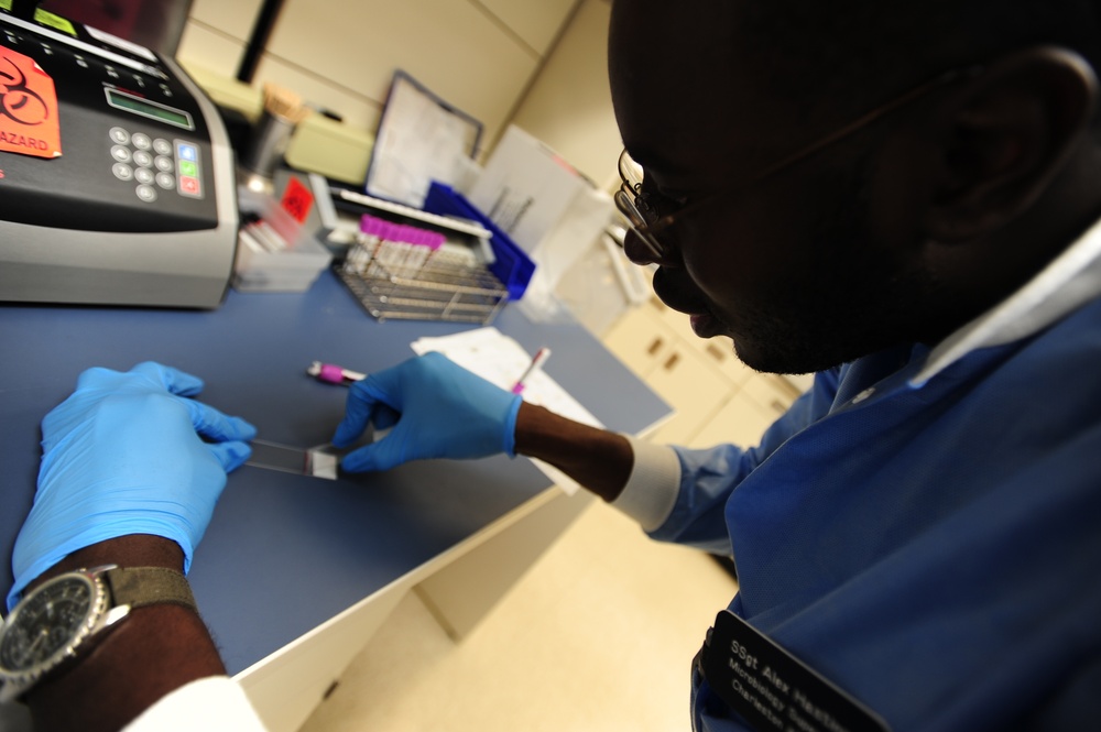 Medical laboratory technicians stick it out for patient well-being