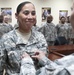 Staff Sgt. Dominique Allbritten is promoted to the rank of sergeant first class