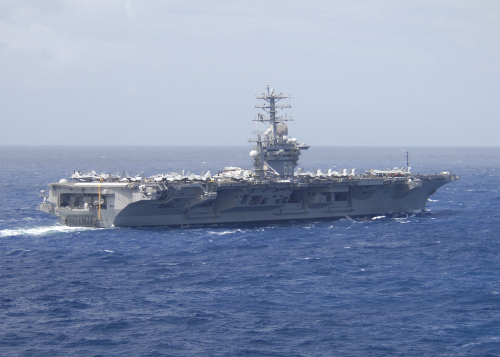 USS Nimitz at sea