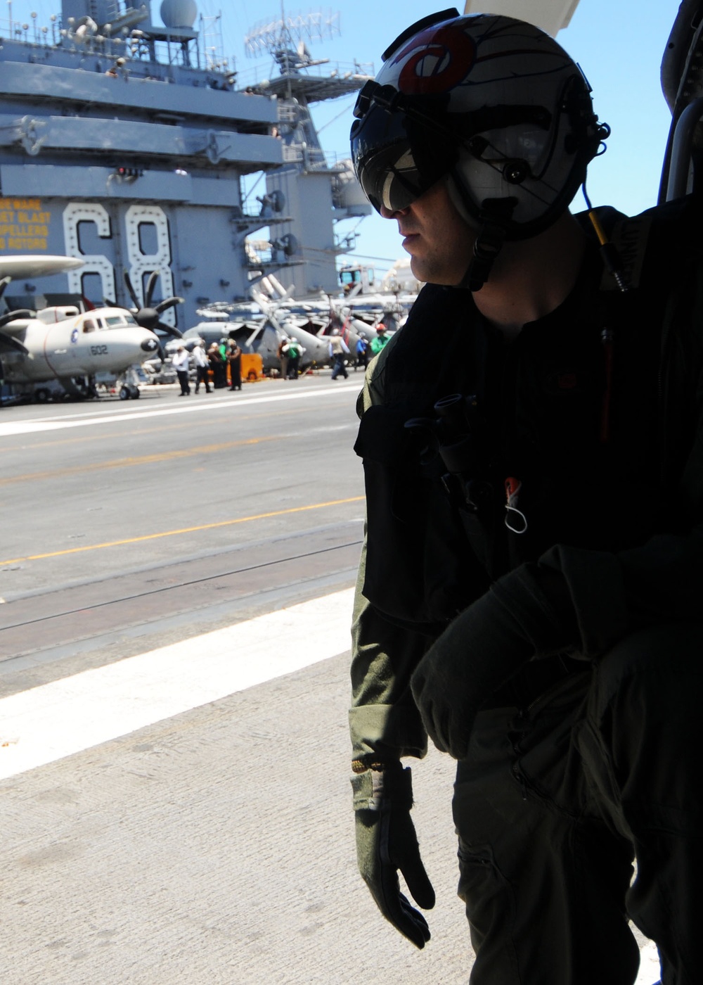 USS Nimitz at sea