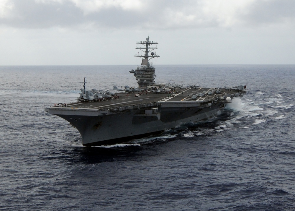 USS Nimitz at sea